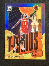 2022 DonRuss Optic Panini T-Minus 3 2 1 Basketball Card Trae Young #13 KB