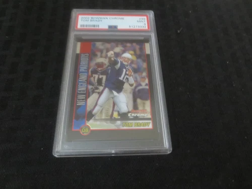 2002 Bowman Chrome #99 Tom Brady Patriots PSA9   #5