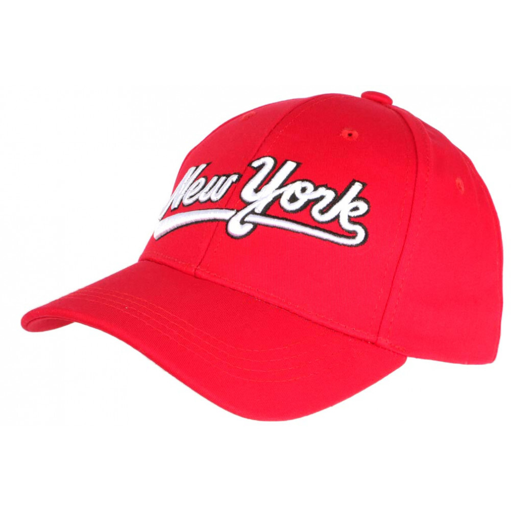 Casquette Baseball Vintage NY Jaune Et Noire En Coton - Taille Unique, Neuve Avec étiquettes