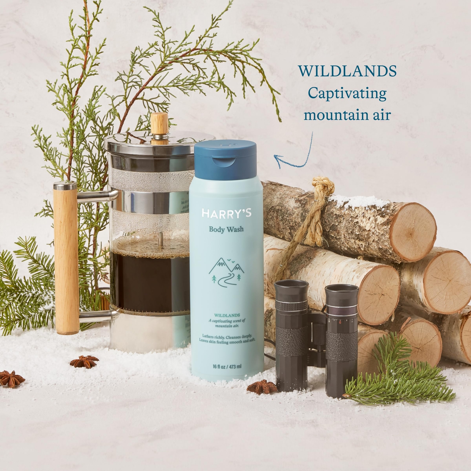 Harry's Men's Body Wash 16 Fl Oz Pack of 3 Sulfate Free Signature Scent