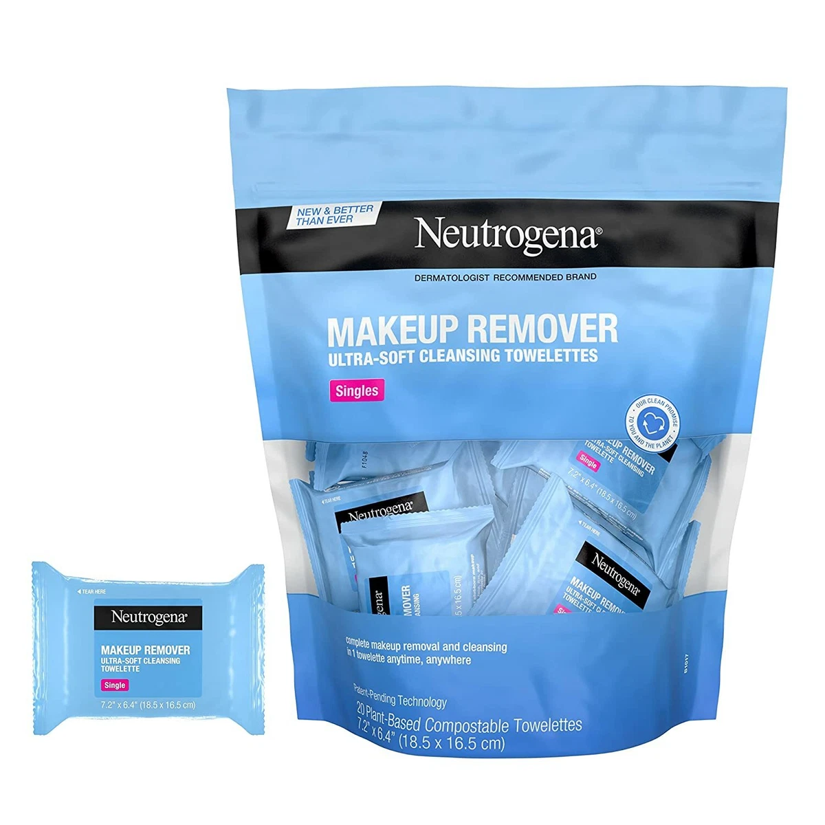 Neutrogena Makeup Remover Facial Cleansing Towelette Singles