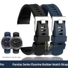 For Seiko Three Eyed Panda SSC909P1 SSC813/819P1 Rubber Watchband Sports Strap