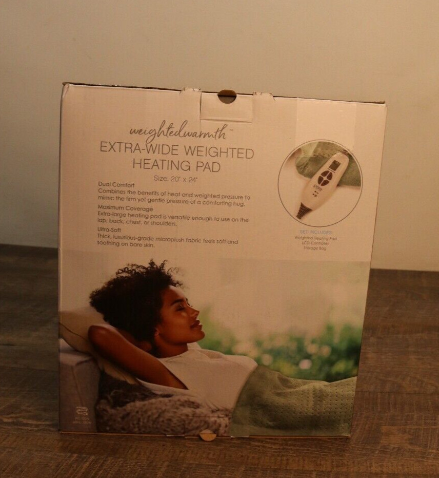 Pure Enrichment Extra-Wide Weighted Heating Pad Heated Blanket 20 x 24'' –  Mocitos