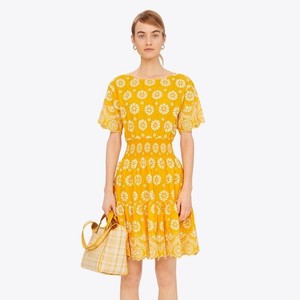 yellow hippie dress