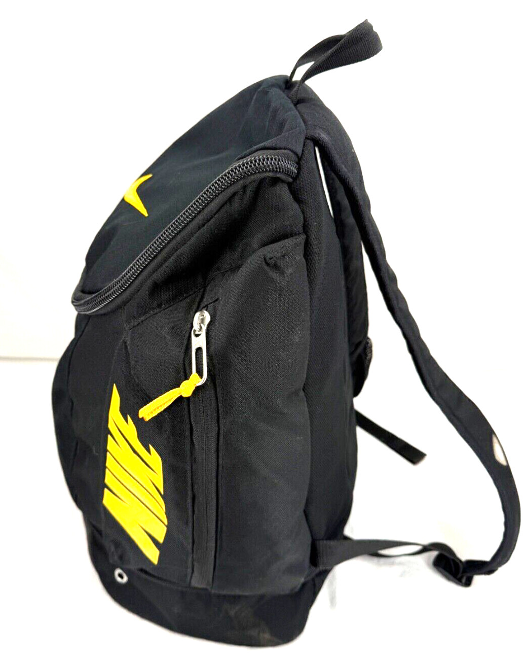 Nike Elite Zip Carry-On Strap Basketball Backpack Multi-Pocket Black and Gold