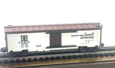 Vintage Lionel Santa Fe S.F.R.D. 9869 Reefer White in Original Box