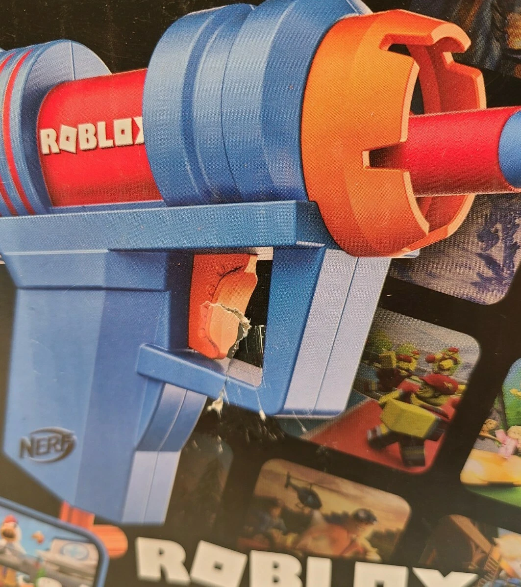 Nerf Roblox Mad City: Plasma Ray Dart Blaster, 2 Nerf Darts