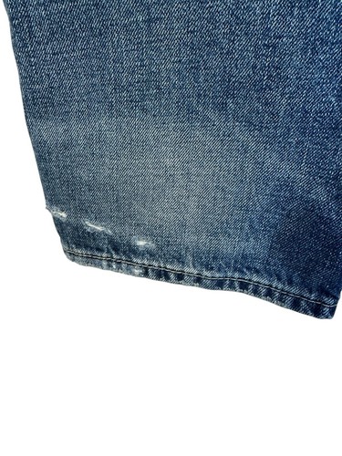 Abercrombie & Fitch Slim Straight Distressed Jeans Size 32 X 34 New Medium Blue - Picture 8 of 16