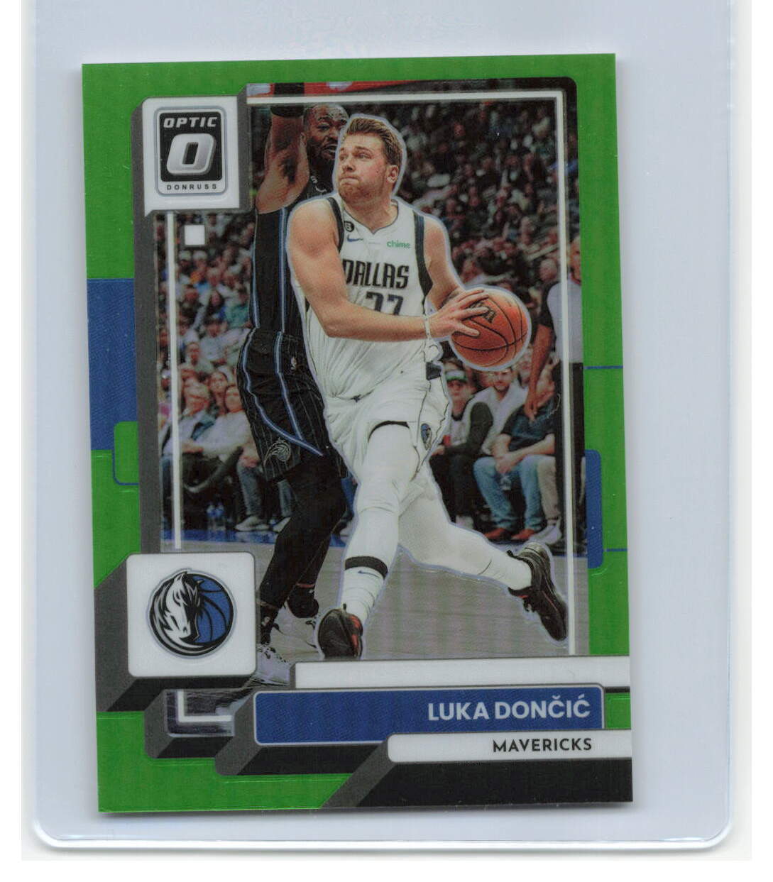 Luka Doncic 2022-23 Donruss Optic Lime Green SN #/149 #160-MAVS