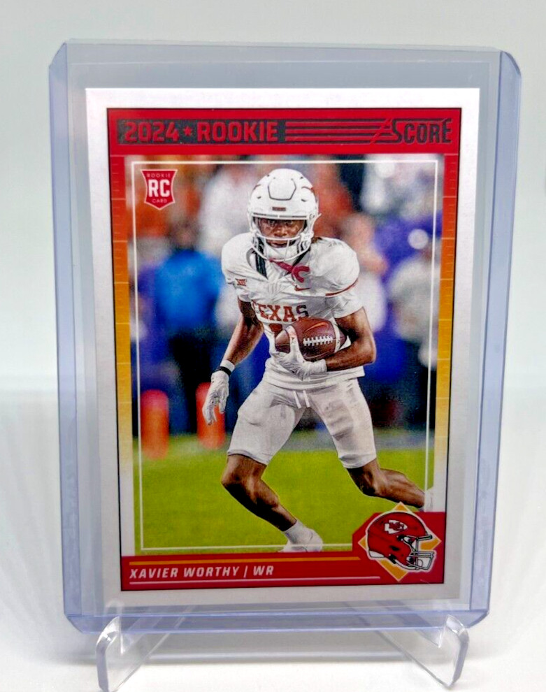 2024 Panini Score XAVIER WORTHY RC #324 Chiefs