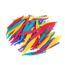 100 Pcs Dental Ortho Elastic Rubber Bands On Braces Plackers Assorted Instrument