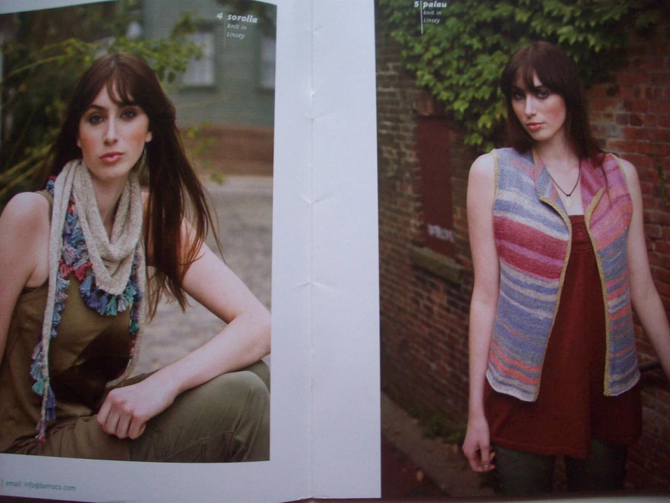 Linsey sweaters knitting pattern BERROCO #307 - Image 3 of 4