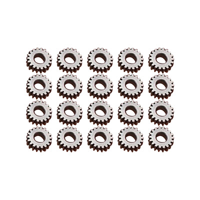 20pcs 18T 0.3 Modulus 2.55mm Hole Steel Gears Planetary Gear 5.95mm Diameter T
