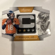 Peyton Manning Die Cut Captains Prestige 2014 #7