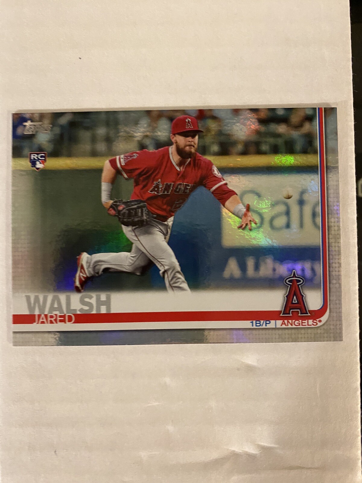 2019 Topps Update RAINBOW FOIL Jared Walsh Rookie #US59 RC🔥📈