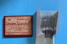 NOS 163 GA-032-UNION SPECIAL-SEWING NEEDLES PK.OF 25 FREE SHIPPING