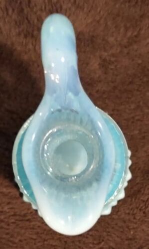 VTG 4 Piece set of Fenton Blue Opalescent Hobnail Glass Collectables - Picture 16 of 21