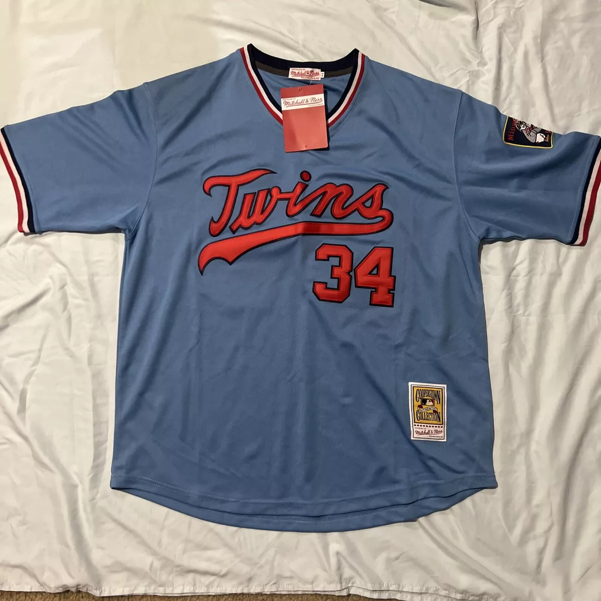 NEW!!! MINNESOTA TWINS KIRBY PUCKETT JERSEY LARGE!!