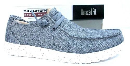 Men's Skechers MELSON CHAD Gray Slip-On 