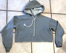 WILD FABLE Cropped Hoodie Gray Sweatshirt Size XS