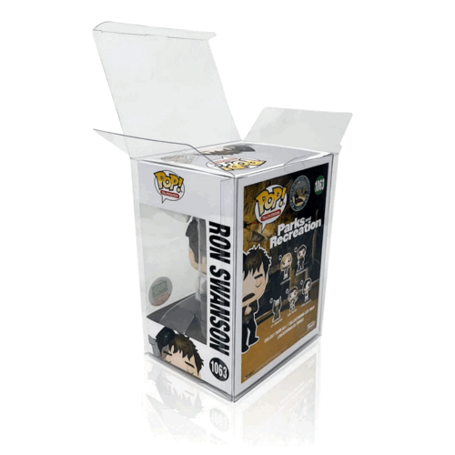Lotto 5 custodie protettive pop 20 50 100 (0,4 mm) per Funko POP 4"! Scatola figurine vinile - Foto 5 di 12