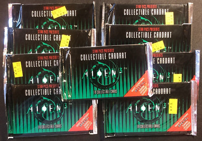 (9)x Alien 3 Movie 1992 Star Pics Collectible Card Art Sealed Unopened Pack Lot
