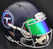 TENNESSEE TITANS NFL Football Helmet with REVO EMERALD Visor / Eye Shield