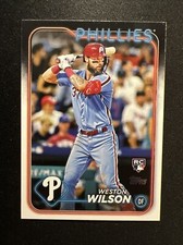 2024 Topps Series 2 #658 Weston Wilson (RC)/Philadelphia Phillies/OF 💥🐷⚾