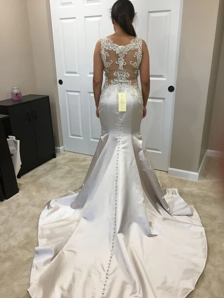 chinese dress ladies Delicate Mermaid Silhouette Dress with Transparent Tulle Skirt main image 1