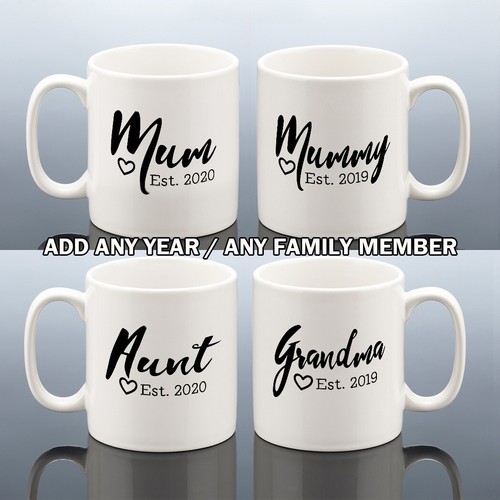 GRANDMA MUG NANNY Birthday Gift Nan Mum 2024 NANA Pregnancy Reveal Nanny Granny - Picture 1 of 10