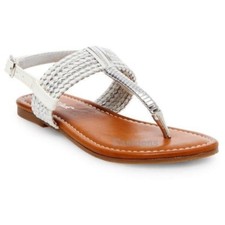 Girls Cat  Jack Nikko Thong Ankle Strap Sandals NWOB C374