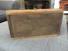 EARLY ANTIQUE PRIMITIVE WOODEN TOTE AAFA — photo 6