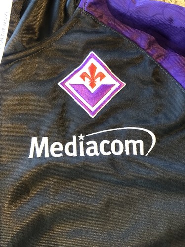 Fiorentina Hooded Player Issue Tracksuit EU 3XL US XL/2XL Kappa Anthracite - Bild 2 von 16