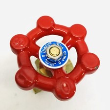 FPPI 1/4" MANUAL BRASS GLOBE VALVE 300 PSI TRI-PORT