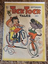 Tick Tock Tales #9 Golden Age M.E. Comics September 1946 VG