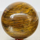 Natural Tiger Eye stone ball quartz crystal ball Reiki healing 3720G — photo 5