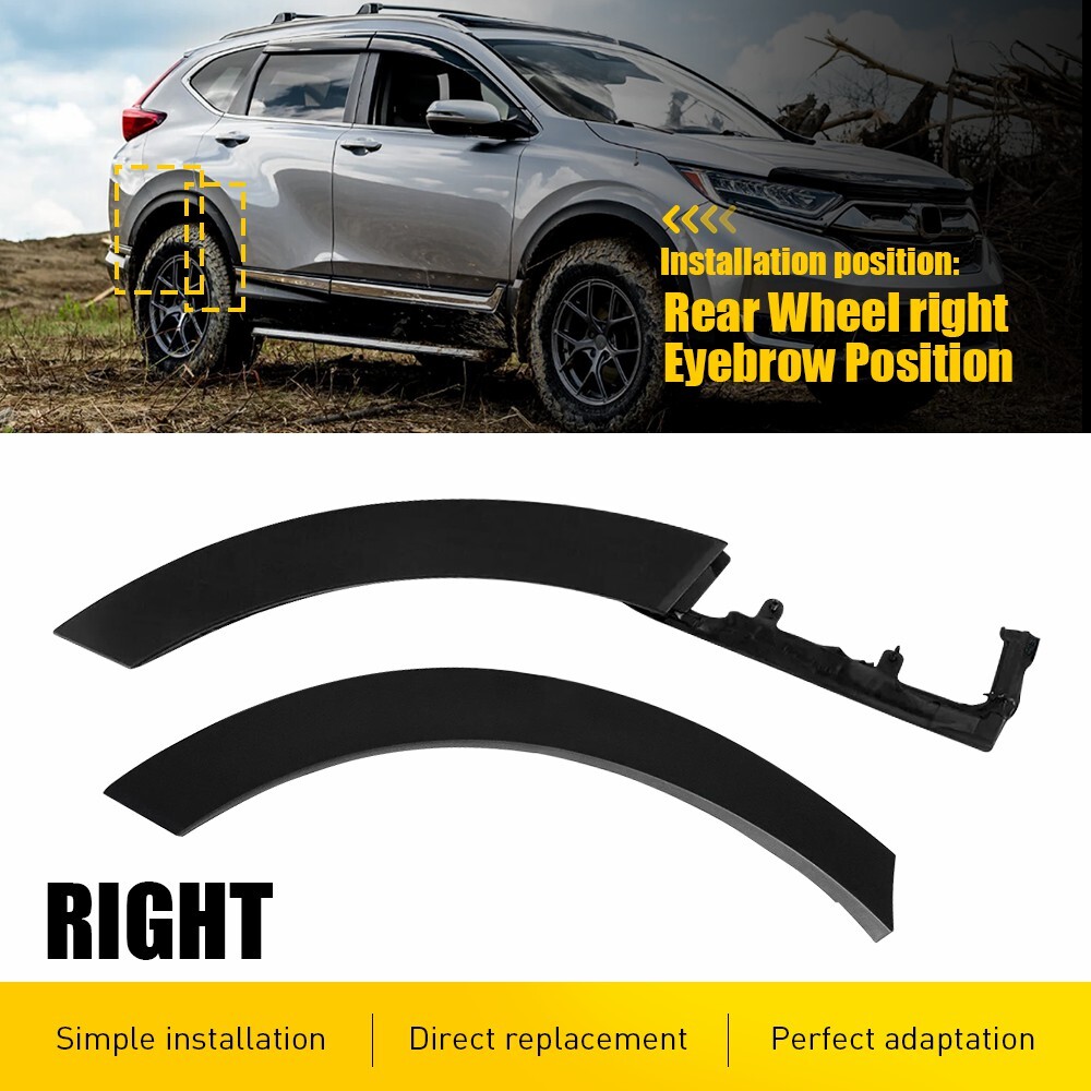 Fits Honda 2017-2022 CRV Rear Wheel Flare Molding Trim Right Passenger Side US