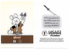 Usagi Yojimbo - 5 Finger Puppet oversized promo cards [Dark Horse Comics 1998]