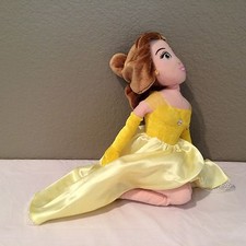 Disney Princess Belle 10" Sitting Plush Toy Doll Beauty and the Beast 2010