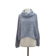 Free People BFF Cowl Neck Slouchy Super Soft Sweater In Heather Grey Size Small