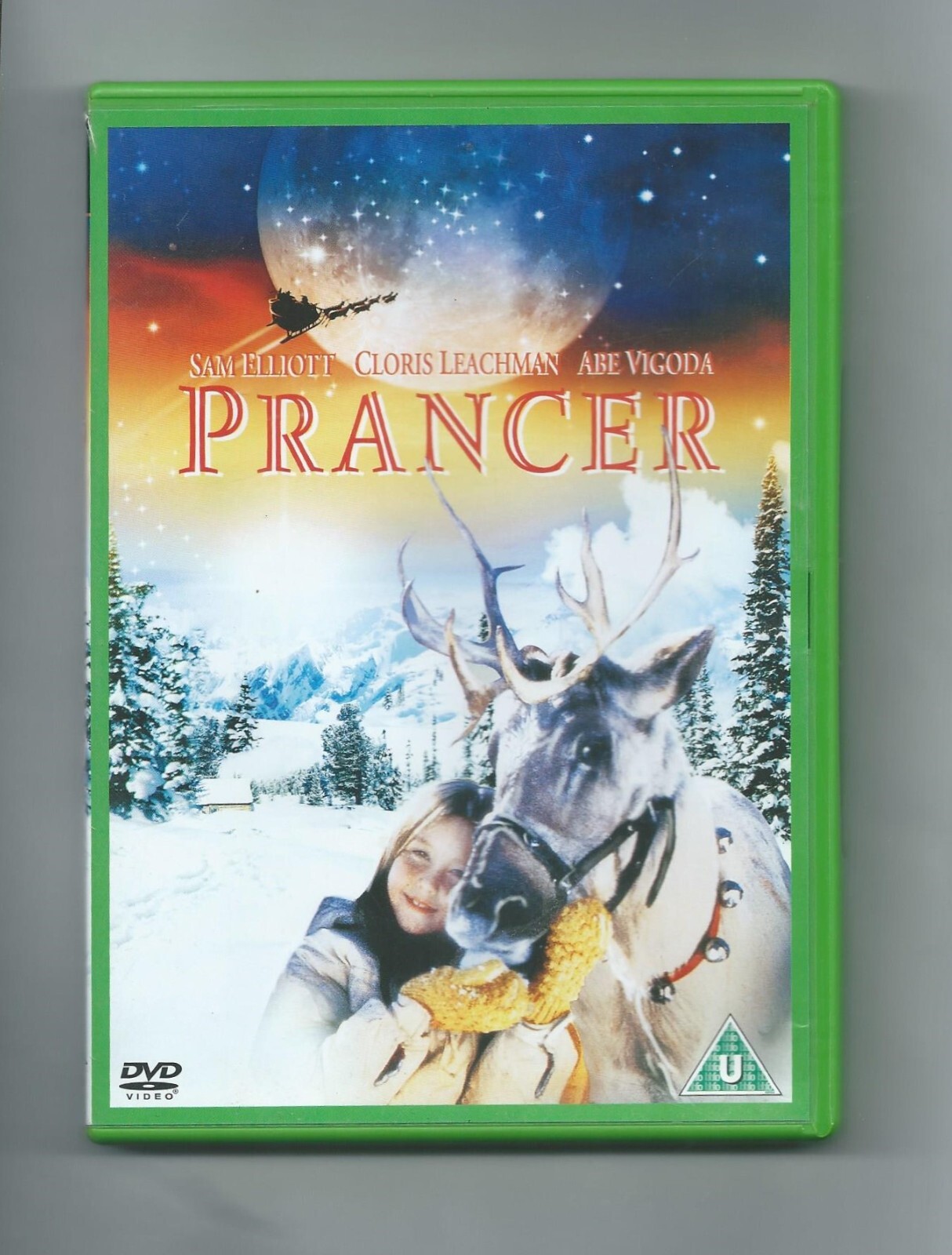 Prancer DVD 1989 Film Rated U Drama Family Fantasy 99 Minutes Used