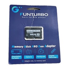 Memory Stick PRO Duo Adapter   Funturbo Micro SD to PSP/Card Converter