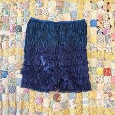 Vintage Navy/Indigo Blue Lace Bloomers Shorts