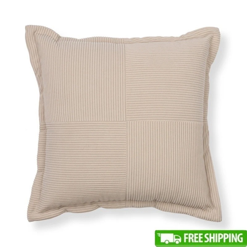 Corduroy Velvet Throw Pillow Decorative Cushion Soft Indoor Home Accent New