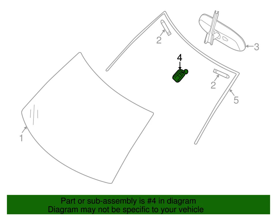 Base de espejo retrovisor interior original Nissan se adapta a muchos 96327-2Y900 Foto 3 de 4