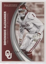 2016 Panini Oklahoma Sooners Dominique Alexander #18 0s5