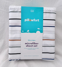 3 pc Pillowfort Stripes Twin Sheet Set NIP