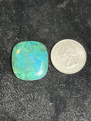 Gem Silica Sagenite Cab 27ct Ray Mine Blue Ice High Quality Gemstone AAA Grade