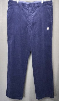 Billionaire Boys Club Ice Cream Corduroy Pants Space Helmet Logo 38x32 XXL Navy