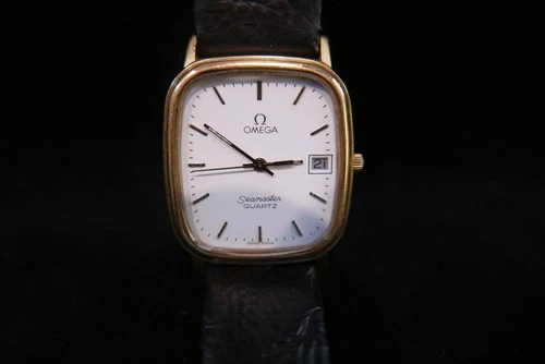 VINTAGE QUARTZ OMEGA SEAMASTER MEN'S WRISTWATCH